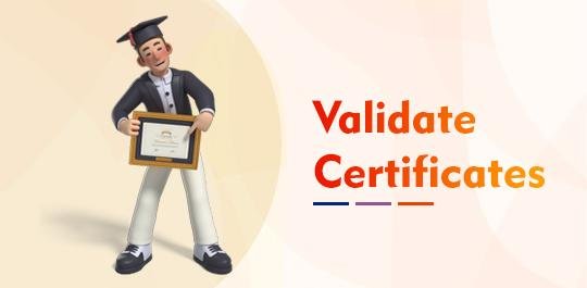 Certificate validation - Home